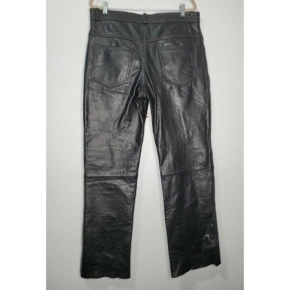 Xelement Size 38x32 Black Leather Advanced Pants - Picture 4 of 5